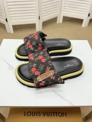 Louis Vuitton Cherry Pool Pillow Flat Comfort Mules product photo