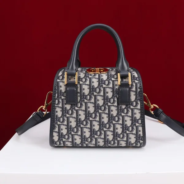 Dior 30 Montaigne Women’s Handbag Oblique Fabric 18.5x16x10cm product photo