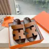 Hermès Women Brown Sandals — H-Strap Slides product view 3