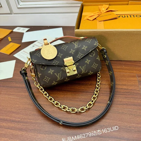 Louis Vuitton Pochette Métis East West Monogram Canvas Bag product photo