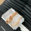 Chanel Women Beige Sandals — Wide Cross-Strap product view 5