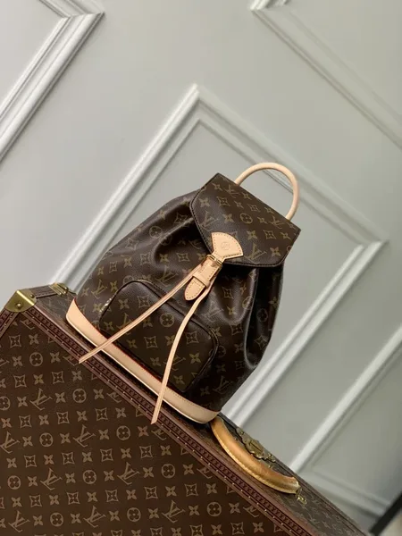 Louis Vuitton Montsouris PM backpack in Monogram coated canvas product photo