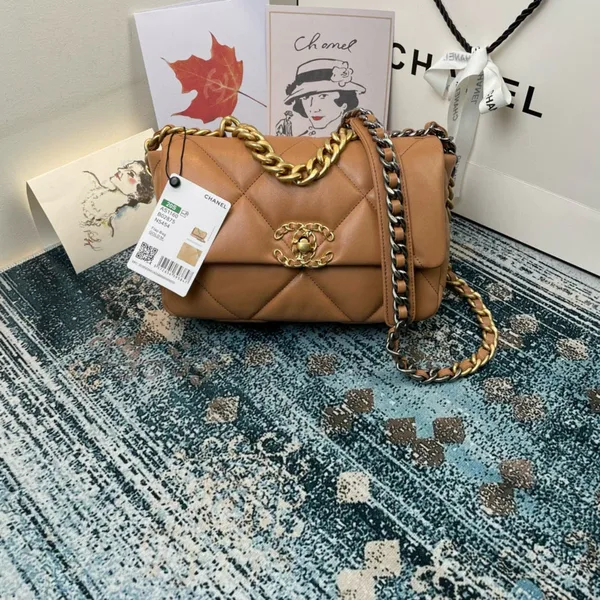 Chanel Medium 26 Flap Bag In Peanut Lambskin product view 6