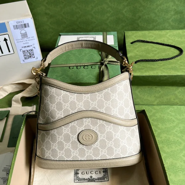 Gucci Handle Bag with Gucci Logo Pattern 25x21cm product photo