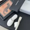 Chanel Women White Quilted Leather Slides — Tonal CC Detail product view 3