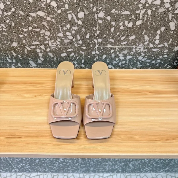 Valentino Women Nude Buckle-Detail Heeled Sandals product view 6