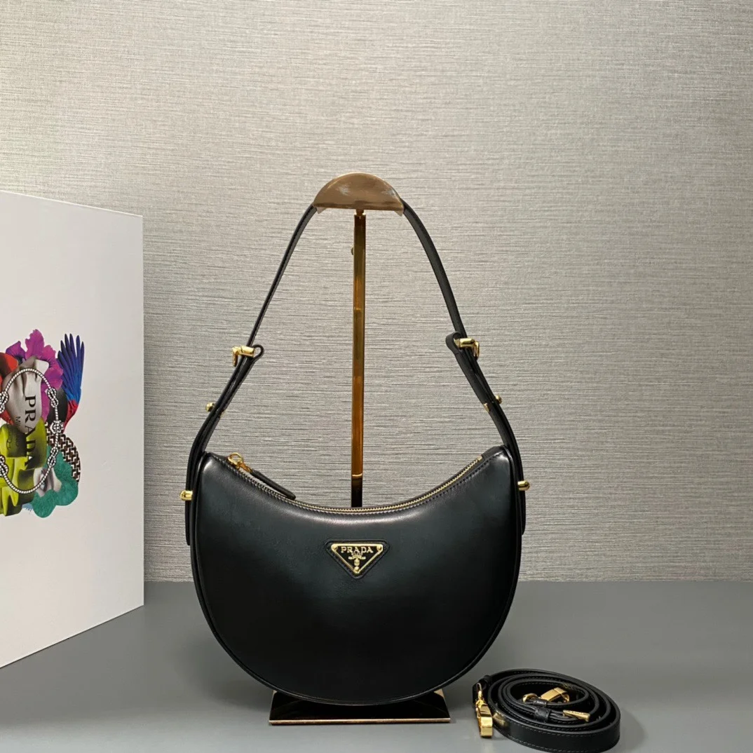 Prada Arque Small Leather Shoulder Bag product view 4