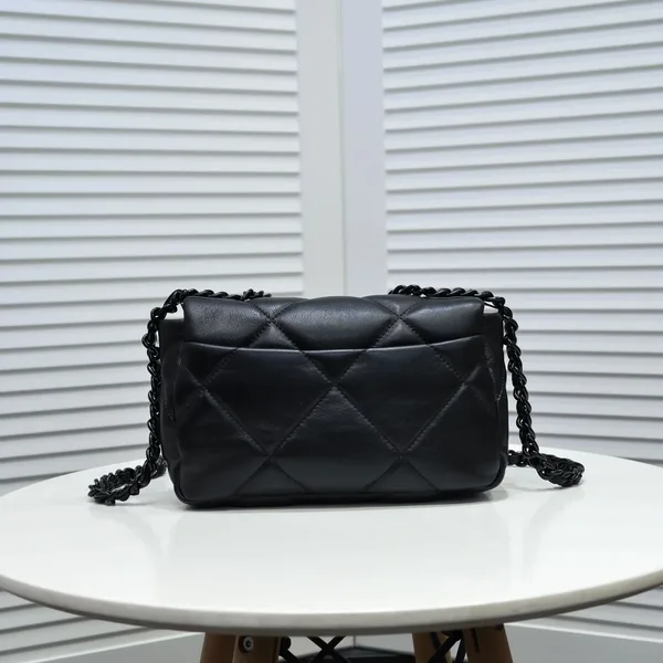 Chanel 19 Flap Bag 26 cm All Black product view 5