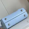 Louis Vuitton Clunny Blue Raised Pattern Handbags 20x16cm product view 3
