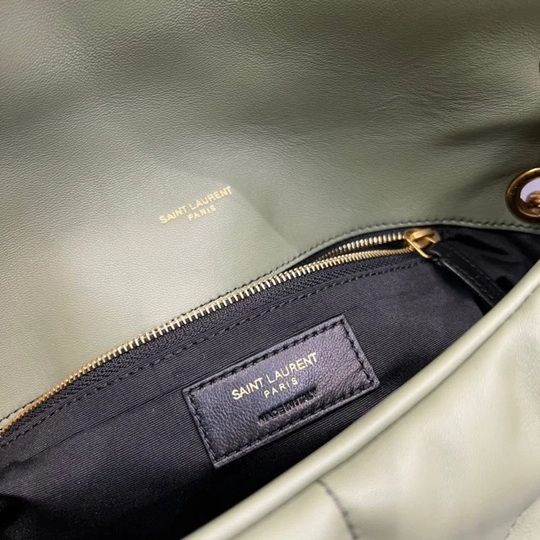 Saint Laurent loulou puffer toy quilted leather shoulder bag product view 8