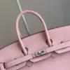 Hermès Birkin 25 Rose Pink Togo Leather Palladium Hardware Bag product view 2