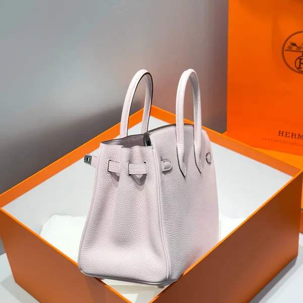 Hermès Birkin 25 In Pink Baby Silver Hardware Bag product view 3
