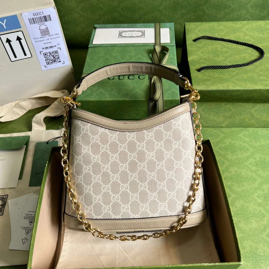 Gucci Handle Bag with Gucci Logo Pattern 25x21cm product view 3