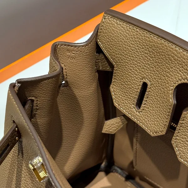 Hermès Birkin 30 In Coffee Gold Hardware Bag product view 4