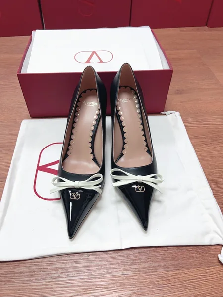 Valentino Women Black Patent Leather Heels product photo
