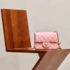 Chanel Classic Flap 18 cm Pink Gold Hardware Bag product view 1