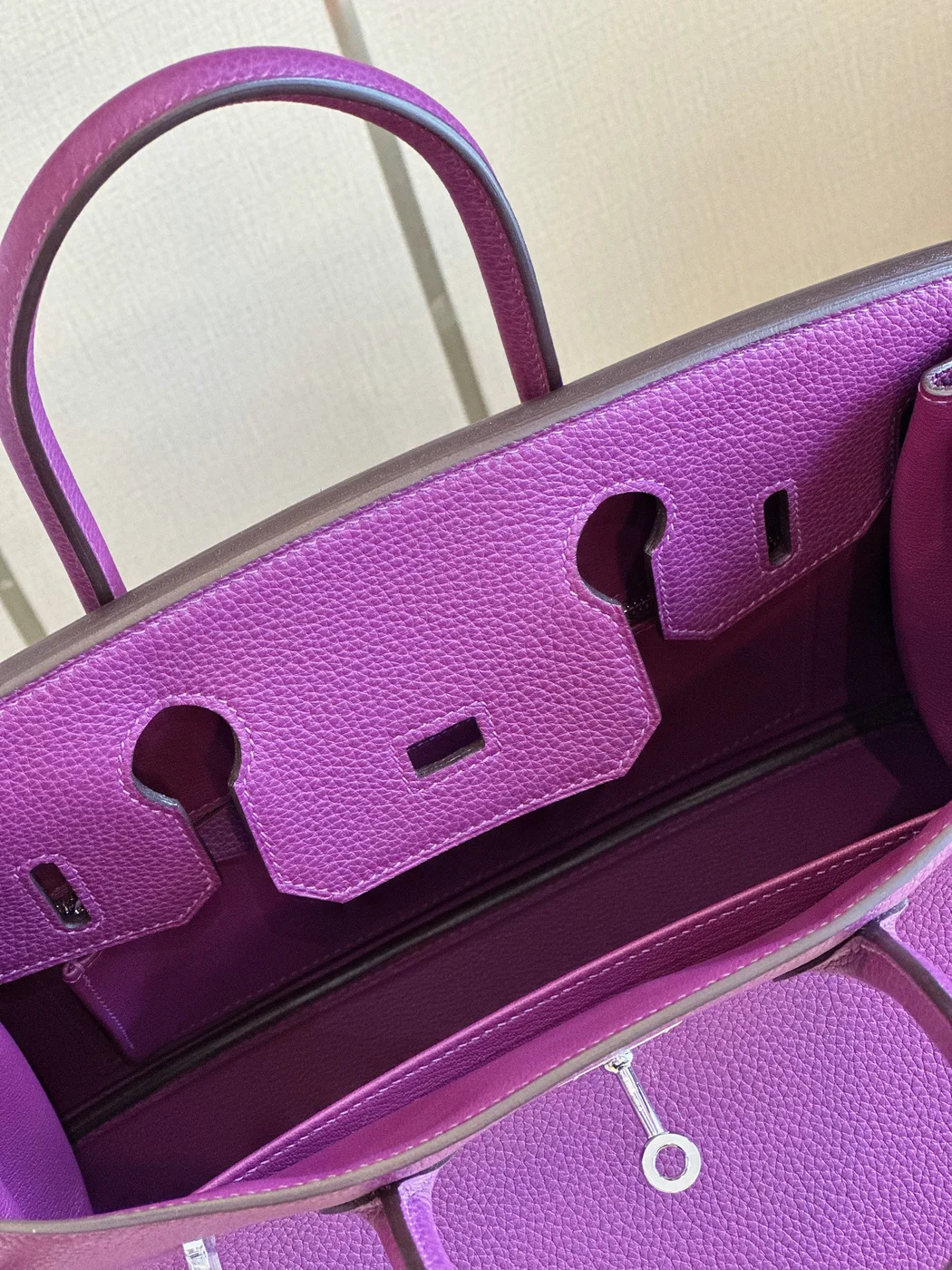 Hermès Birkin 30 Purple Palladium Hardware Bag product view 2