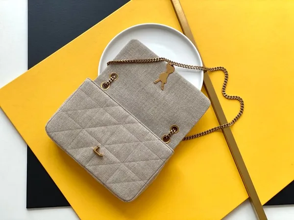 Saint Laurent Beige Suede Y Quilted Monogram Bag product view 10
