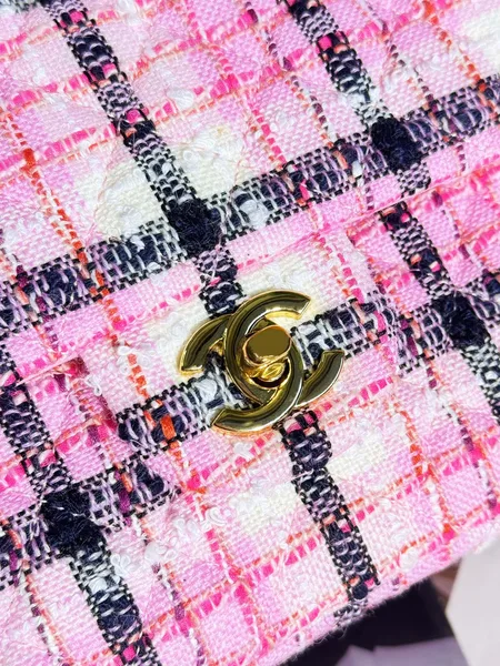 Chanel Mini Rectangular Flap Bag Pink, White and Black product view 6