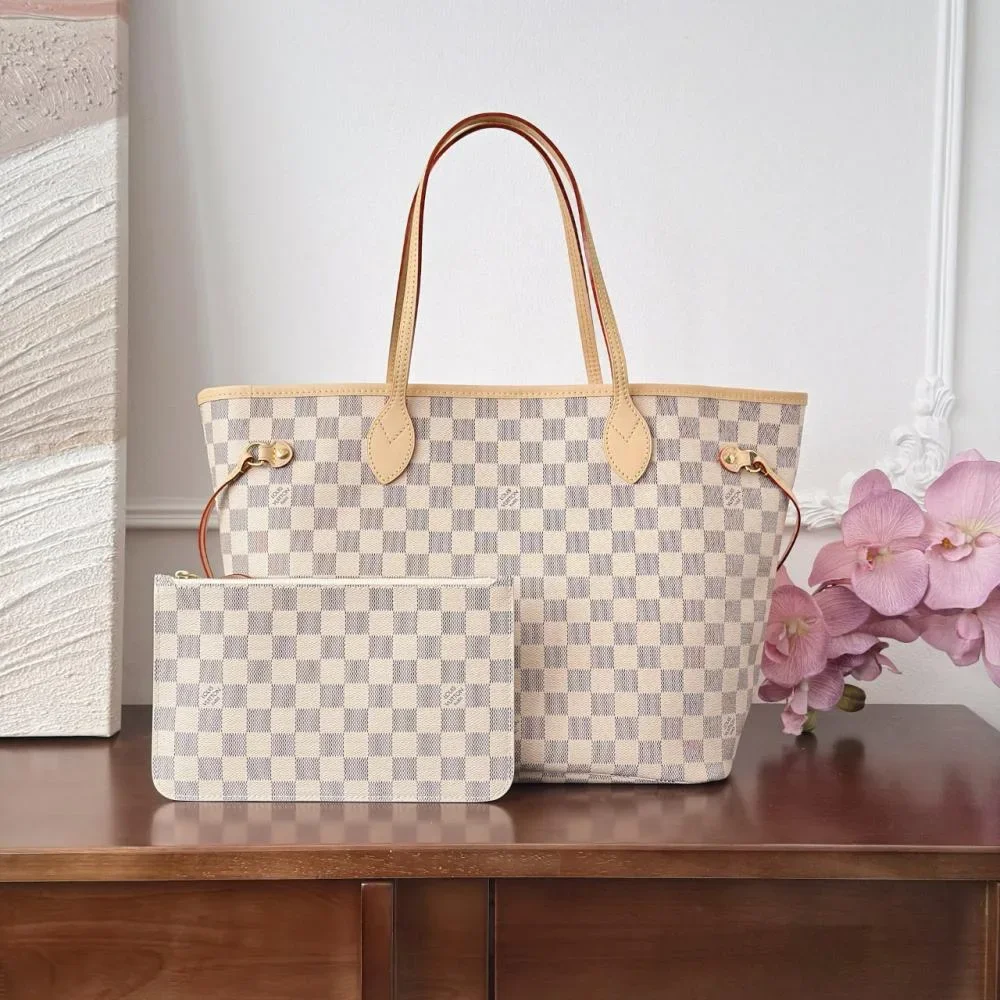 Louis Vuitton Neverfull Caro Pattern 32x29x17cm Bag with Cream Lining product view 1