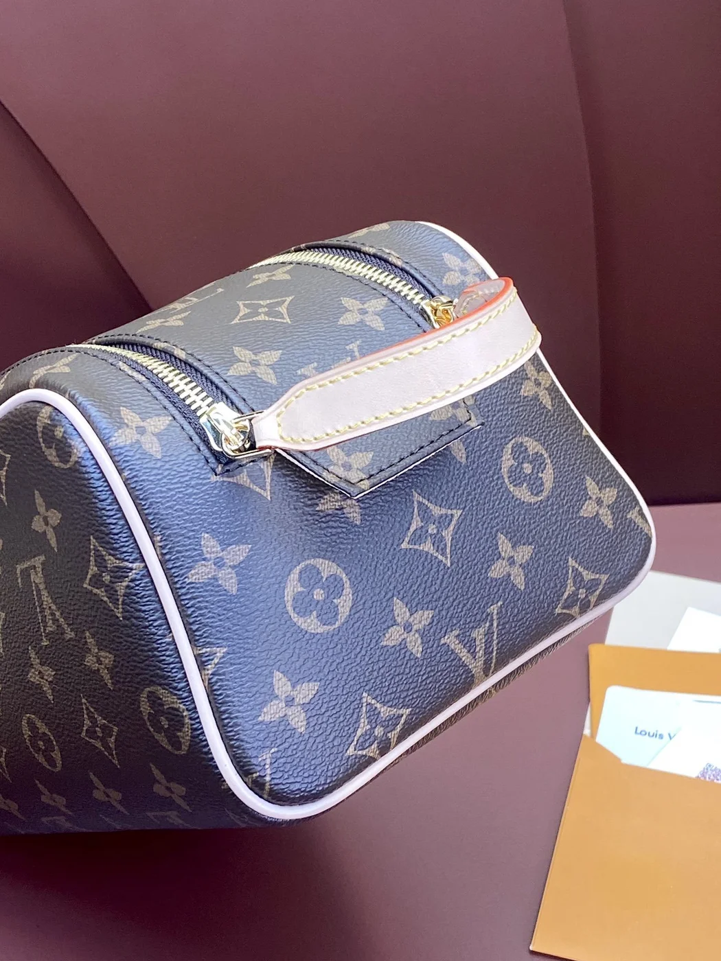 Louis Vuitton Dopp Kit Toilet Pouch in Monogram Canvas product view 3