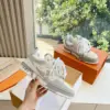 Louis Vuitton Women White Mesh And Leather Sneakers product view 1