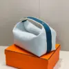 Hermès Bride A Brac PM Woman’s Clutch Bag Blue Handbags 12x20x10cm product view 4