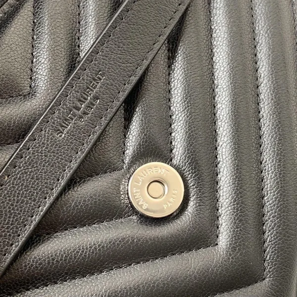 Saint Laurent College Medium Quilted Leather Bag product view 2