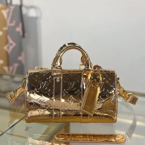 Louis Vuitton Limited Edition Gold Monogram Miroir Speedy 30 bag product photo