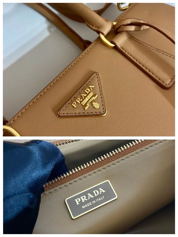 Prada Galleria Top Handle Bag 32 In Off White Saffiano Leather product view 5