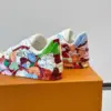 Louis Vuitton Men Multicolor Leather Sneakers product view 5