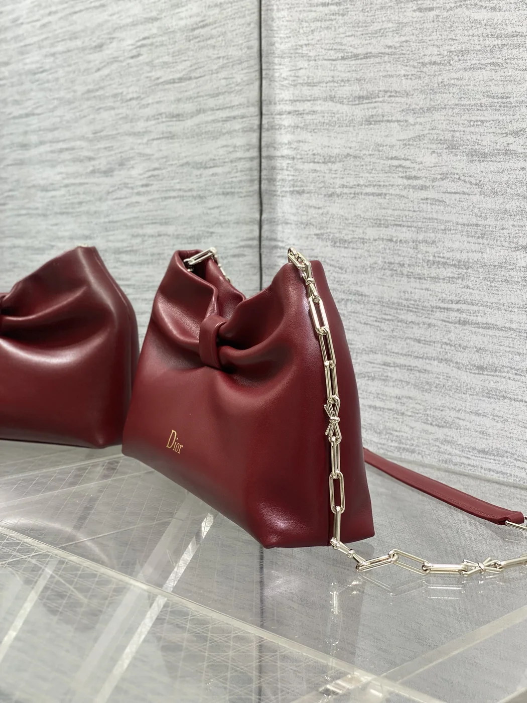 Dior Bow Bag Small Burgundy product view 6