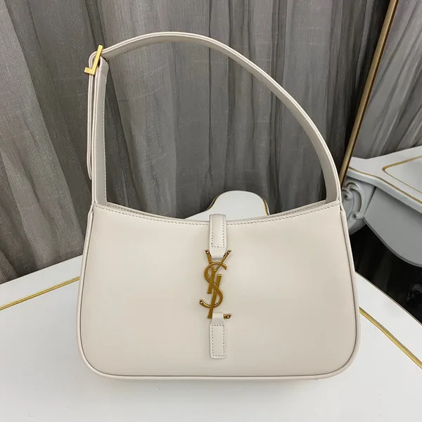 Saint Laurent le 5 a 7 mini hobo bag – White product photo