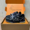 Louis Vuitton Women Black Fabric Sneakers product view 5