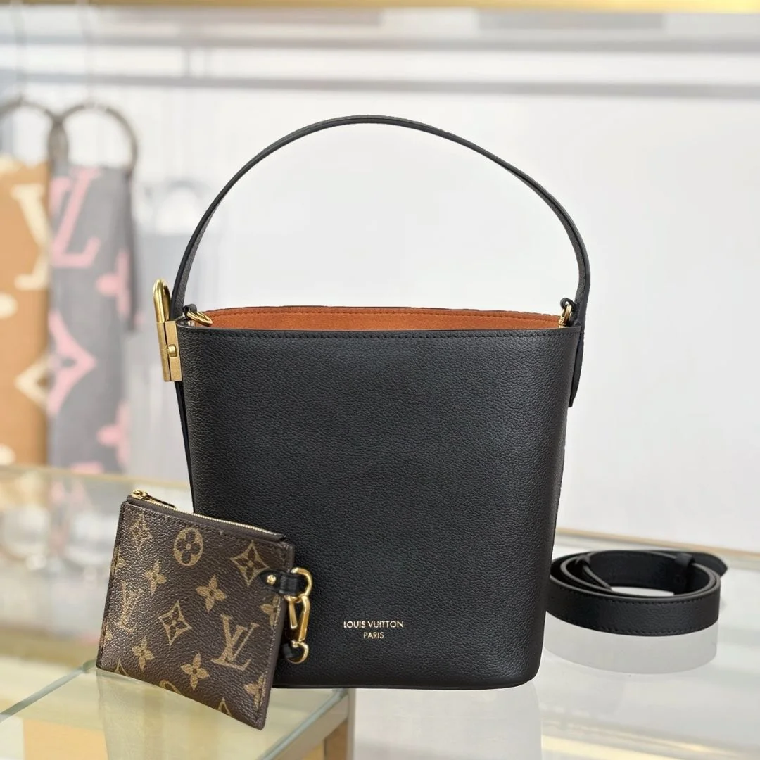 Louis Vuitton Low Key All In BB bag in black product view 1