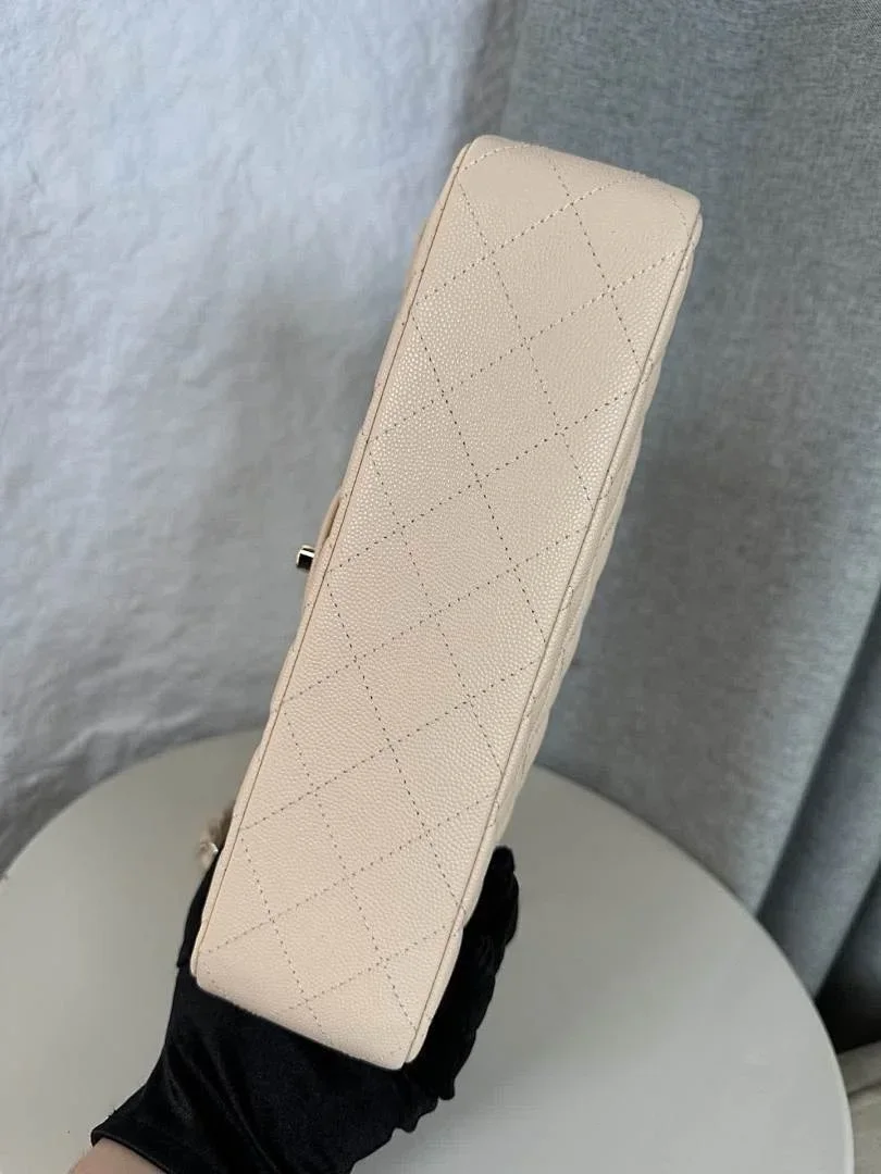 Chanel Classic Flap Medium Beige Gold Hardware Bag product view 8