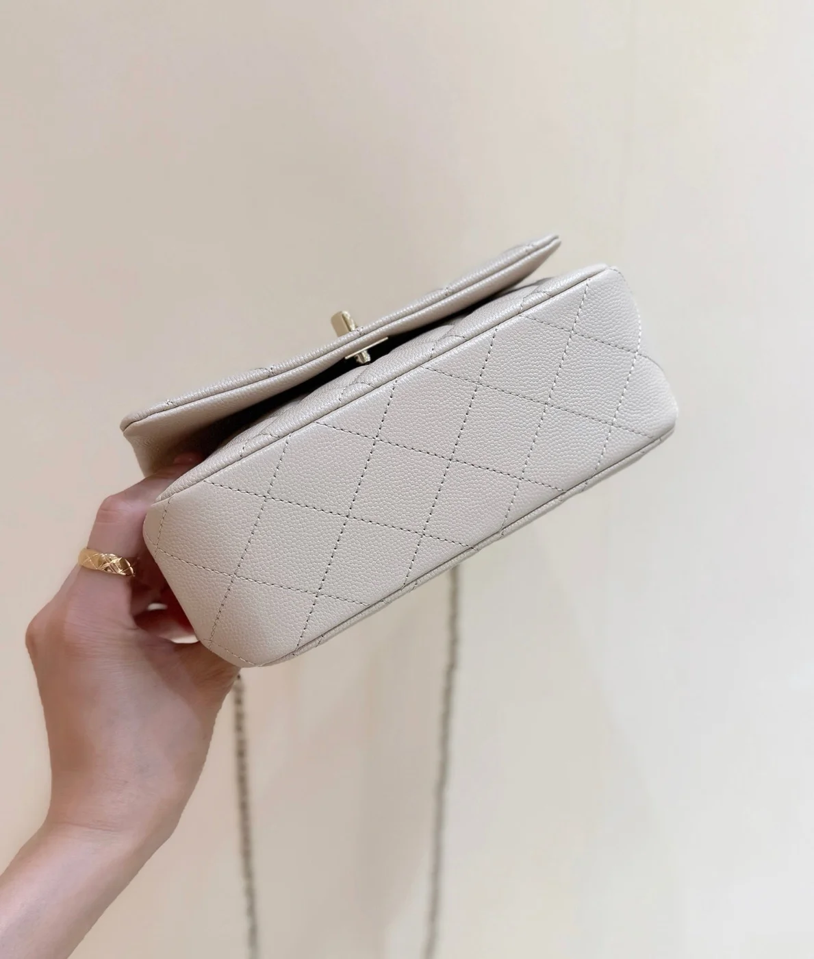 Chanel Nano Coco Handle bag Gold Hardware product view 7