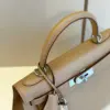 Hermès Kelly 28 Epsom Brown Palladium Hardware Bag product view 6
