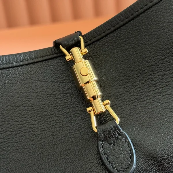 Gucci 26S Jackie Slim Shoulder Bag 27 In Black Calfskin product view 4