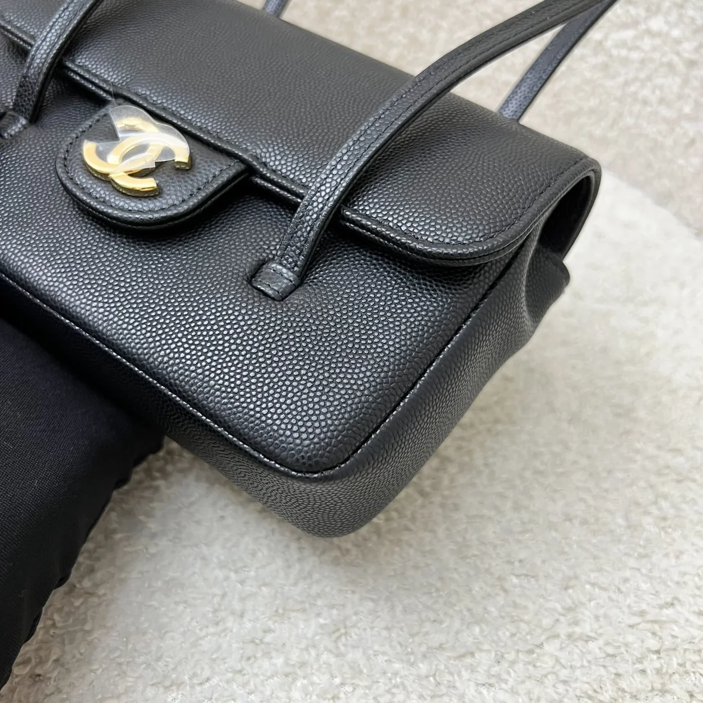 Chanel Preppy Coco Mini Flap Black Bag product view 10