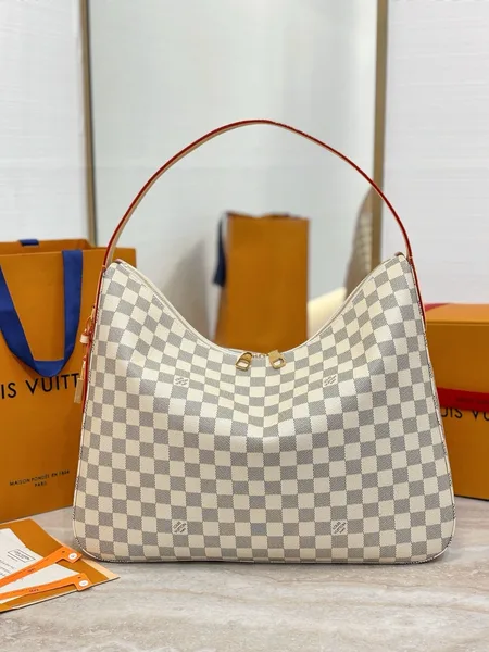 Louis Vuitton Damier Azur Slouchy MM Bag product photo