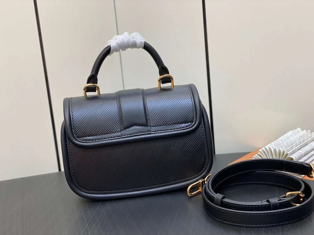 Louis Vuitton Hide and Seek Bag Black Woman’s Handbags 21x15x8cm product view 3