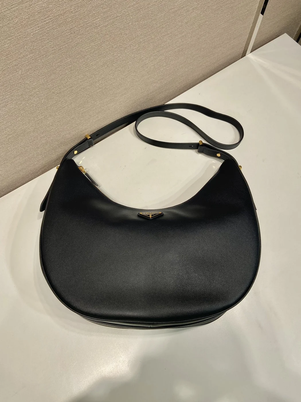 Prada Arche Small Leather Shoulder Bag product view 7