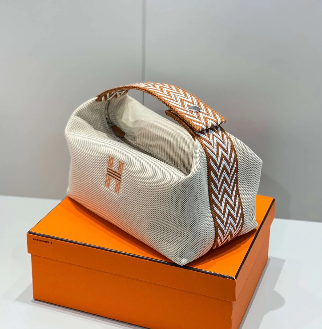 Hermès Clutch Bag Bride A Brac PM Fabric 12x20x10cm product view 6