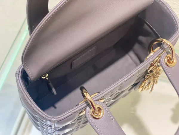 Dior Lady Abc Gray Handbag 20 cm product view 7