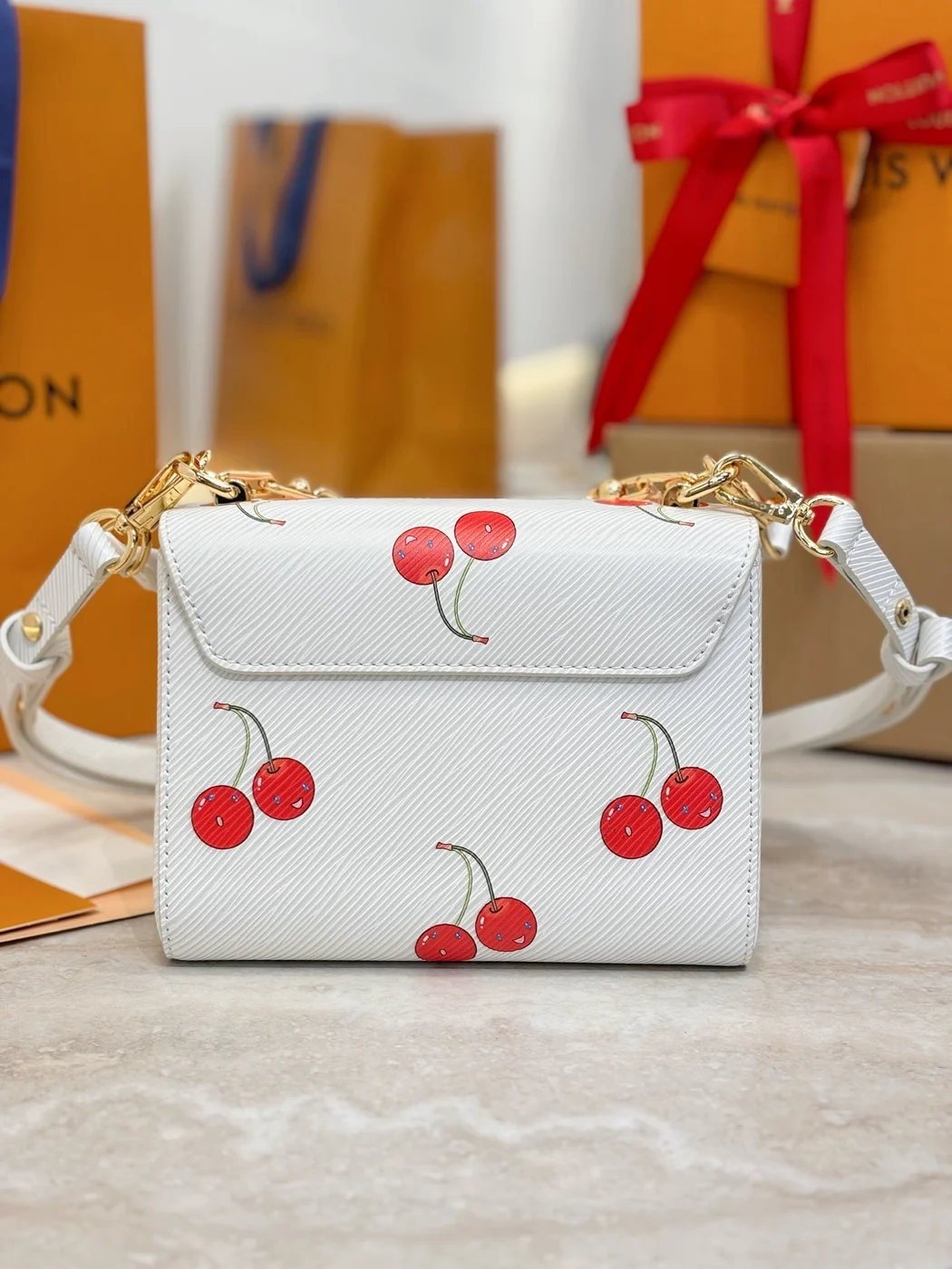 Louis Vuitton x Takashi Murakami Cherry Twist PM Bag product view 4