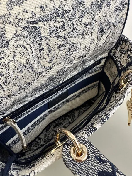 Dior Bag Lady D-lite Bag Blue product view 5
