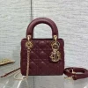 Dior Mini Lady Dior bag Gold hardware product view 1