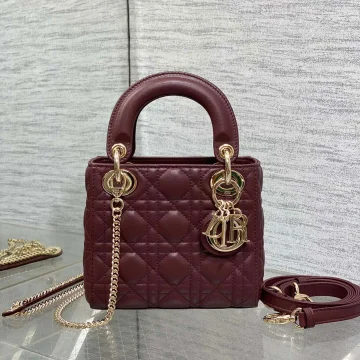 Dior Mini Lady Dior bag Gold hardware product photo