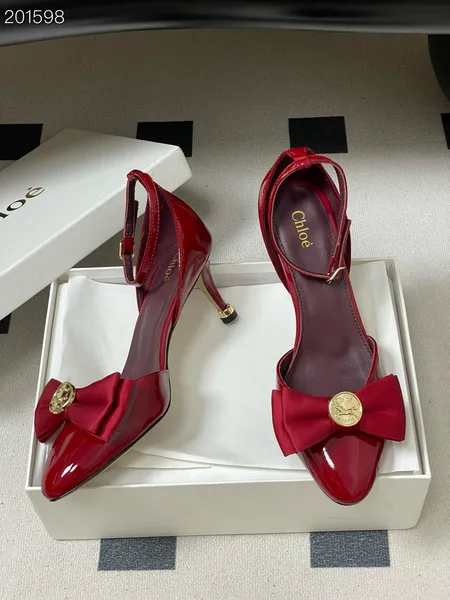 Chloé Bow Heels Red product photo